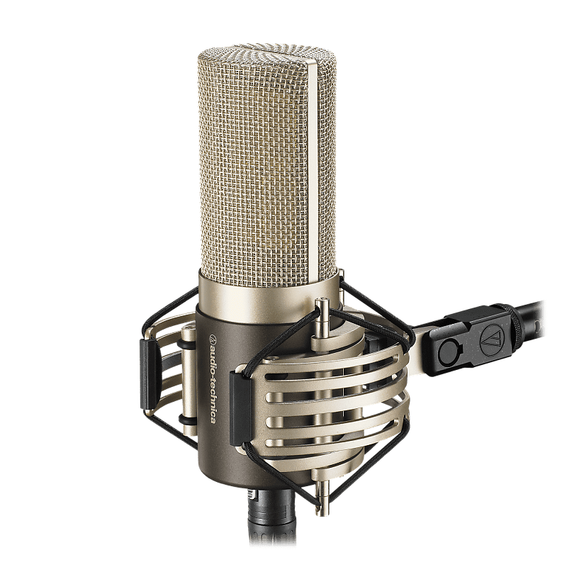 Audio-Technica AT2020 XLR Condenser Microphone 3D model rigged
