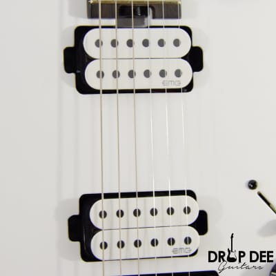 Charvel Jim Root Signature Pro-Mod San Dimas Style 1 HH FR E Electric Guitar w/ Bag - Satin White image 6