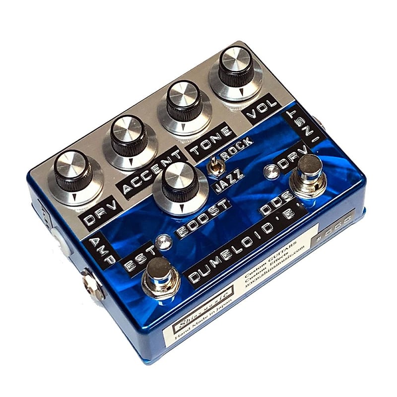 Shins Music Dumbloid Special Boost Mod Blue Scratch Finish