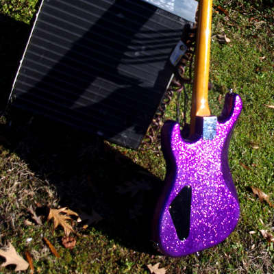 Strings & Things St. Blues  Eliminator II 1985 Purple Sparkle.   Special.  RARE. image 25