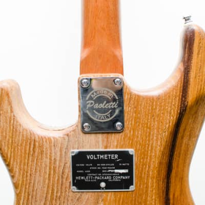 2015 Paoletti Stratospheric Steampunk Wine electric guitar custom handwound strat pickups image 20