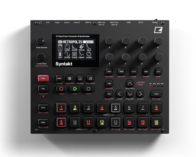 Elektron Syntakt Drum Computer and Synthesizer image 1