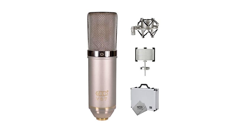 MXL V67G HE Microphone w/ Shockmount - Heritage Edition Condenser Mic image 1