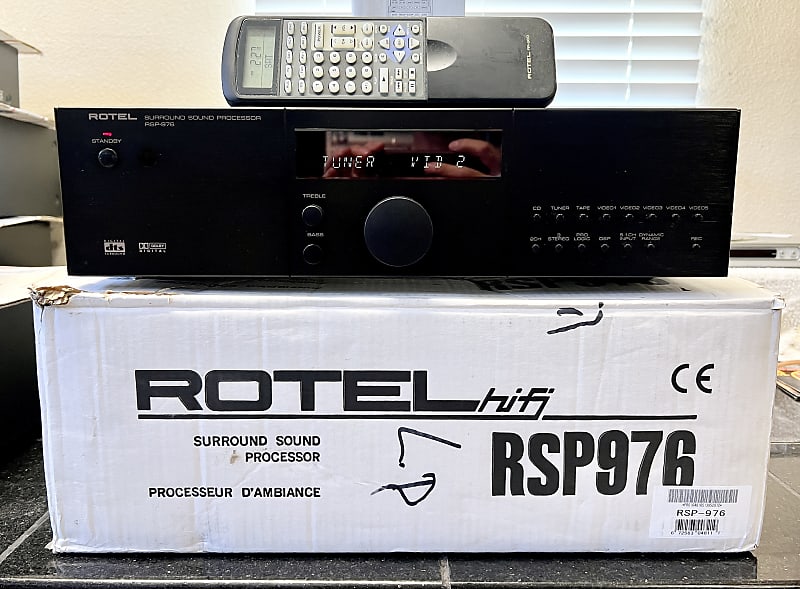 Rotel RSP-976 Preamp Surround Sound Processor w/ RR-969 Remote & Original Box image 1