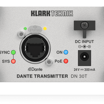 Klark Teknik DN 30T 2 Channel Dante Transmitter