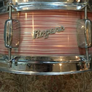 Rogers Holiday 5x14 Snare 1961 Wine Red Ripple Pearl image 2