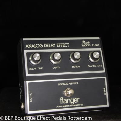 Pearl F-604 Flanger Analog Delay Effect s/n 509647 late 70's Japan image 1