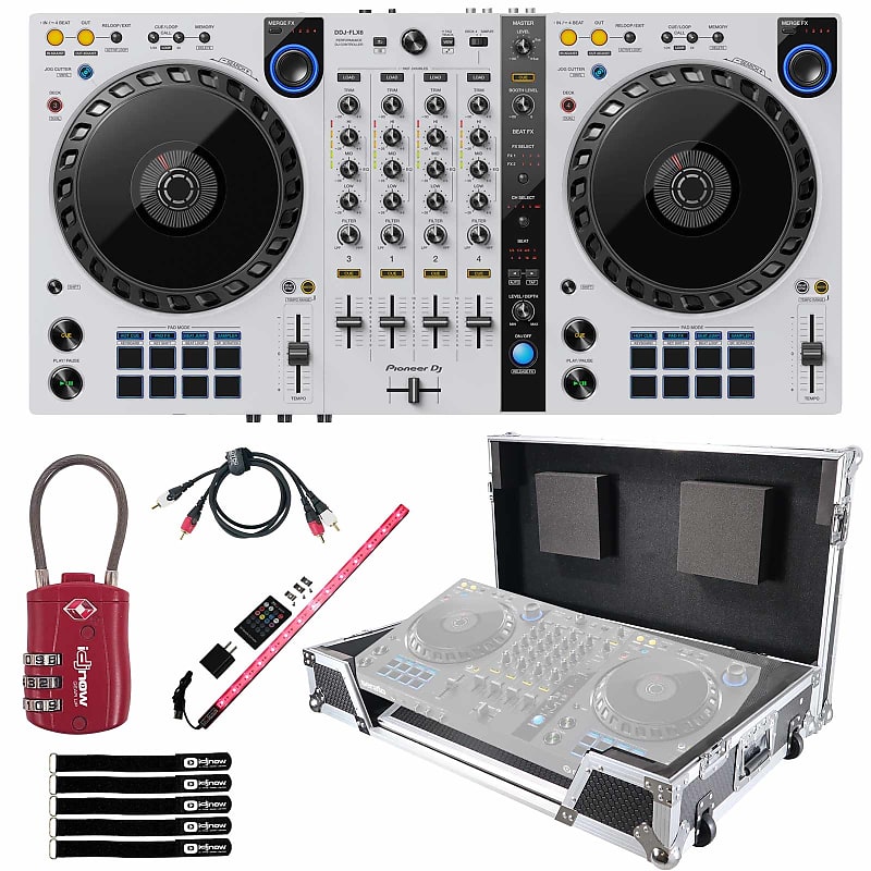 DDJ-FLX6 White Controladora DJ de 4 Canales Pionner DJ (Edicion Especial) -  Audiocustom