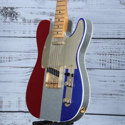 *DEMO* Fender Limited Edition Buck Owens Telecaster | Red Silver and Blue Sparkle image 5