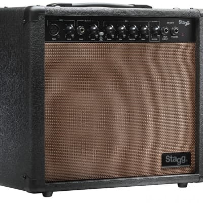 Stagg 20 Watt Acoustic Guitar Amplifier w/ Spring Reverb - 20 AA R USA for sale