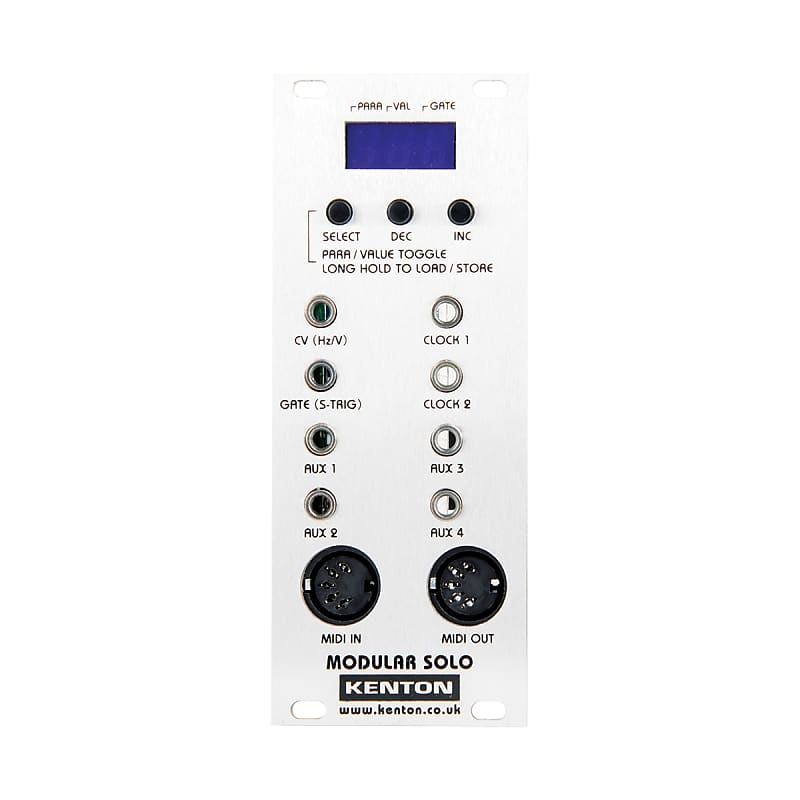 Kenton Electronics	Modular Solo Eurorack MIDI to CV Module image 1