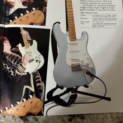 Fender Guitar Brochure Catalog 1988 reissue Stratocaster Telecaster Precision Jazz Bass P American standard Yngwie Malmsteen 52 62 57 Eric Clapton image 8