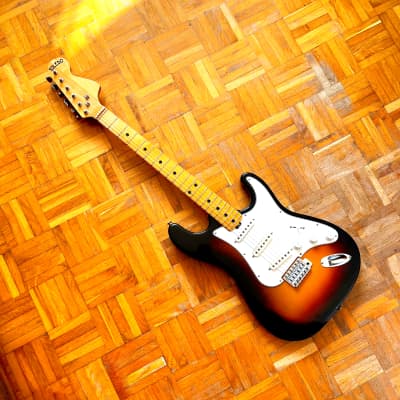 Toledo (by Aria) vintage strato-style electric guitar probably made in Japan in early 1970s! Low Action! image 6