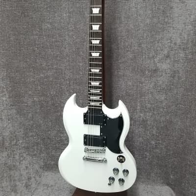 希少 Epiphone CUSTOM SHOP G-400 SG Korina Used Epiphone Custom Shop G400 Korina | Cream City Music