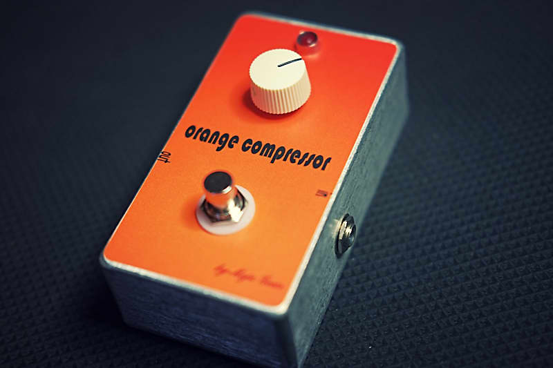 Orange Compressor Effect Pedal By Mojo Gear /Dan Armstrong's orange squeezer clone/vintage image 1