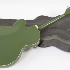 1962 Gretsch 6125 Tenor Guitar Two Tone Smoke Green image 3