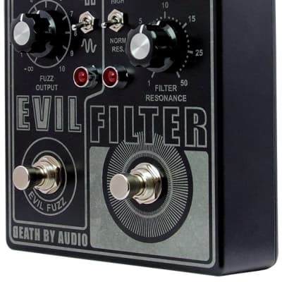 New Death By Audio Evil Filter Fuzz Guitar Effects Pedal w/ Cables image 2