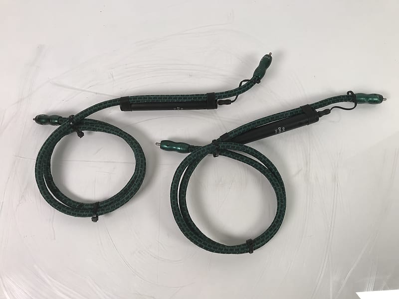 AudioQuest Jaguar - Audiohile Hifi Stereo RCA Interconect Cables 1m Pair  			