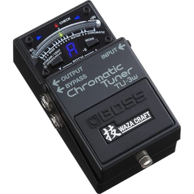 BOSS TU-3W Waza Craft Chromatic Guitar / Bass Tuner Pedal with Selectable Bypass image 2