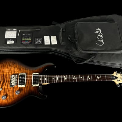 2020 Paul Reed Smith PRS CE24 Flame Top - Black Gold image 12