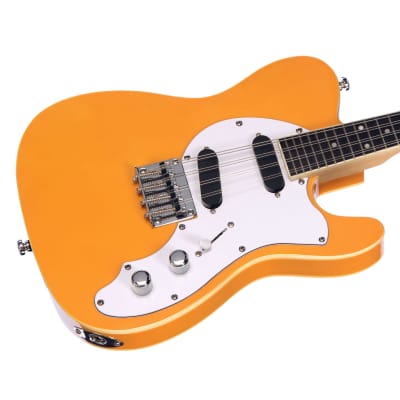 Eastwood Guitars Mandocaster LTD - TV Yellow - Solidbody Electric Mandolin - NEW! image 3