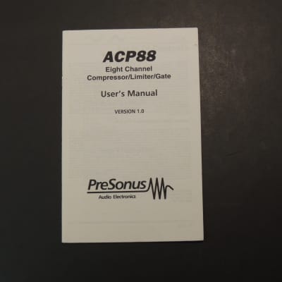 PreSonus ACP88 - Gearspace