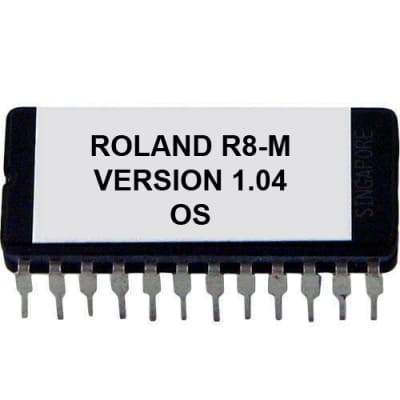 Roland R-8m - Version 1.04 Firmware Upgrade Eprom Update for R8M Drummachine