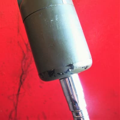 Vintage 1950's Altec 633A dynamic microphone "Salt Shaker" w period stand & cable High Z PROP # 2 image 8