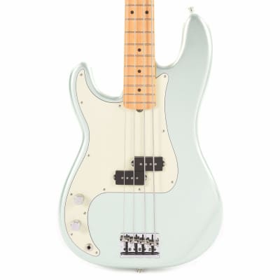 Fender American Professional II Precision Bass Left-Handed Bass Guitar (Mystic Surf Green, Maple Fre for sale