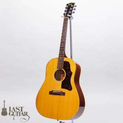 1976 Burny BJ-50 Vintage Dreadnought Acoustic Guitar Tobacco