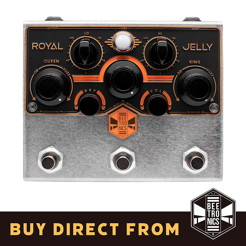 ギター Beetronics  Jelly Beetronics Royal Jelly Overdrive / Fuzz | Reverb