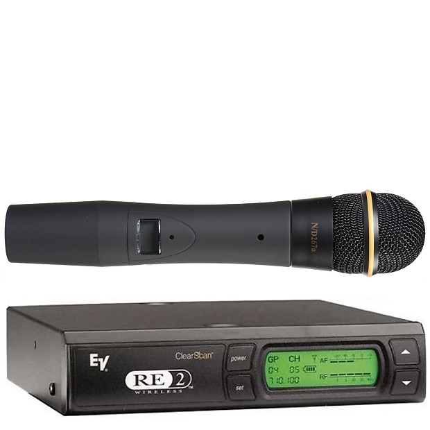 EV RE2N2 Wireless Mic System with HTU2D267a Handheld Reverb