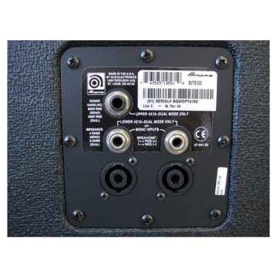 Ampeg SVT-810E 8x10" 800-watt Extension Cabinet image 4