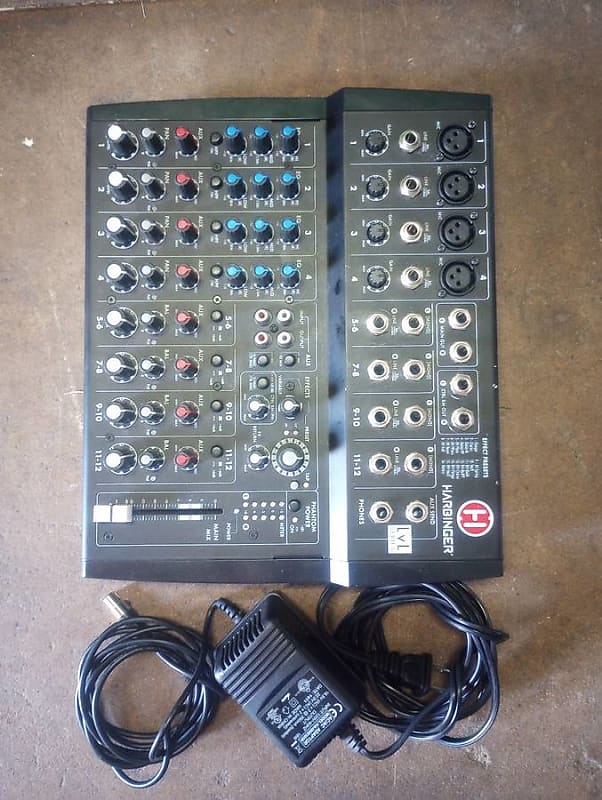 Harbinger L1202FX 12 Channel Mixer with Effects Bad Power Reverb