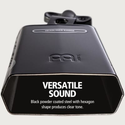 Meinl Percussion HCO4BK Headliner Series Mountable 5-Inch Cowbell, Black Powder Coated Steel image 2