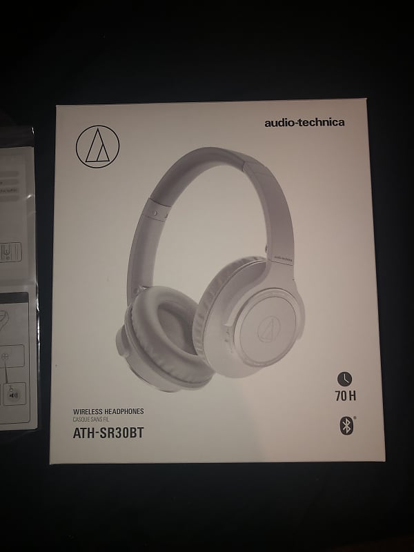 Audio-Technica ATH-SR30BT Bluetooth Headphones Gray | Reverb