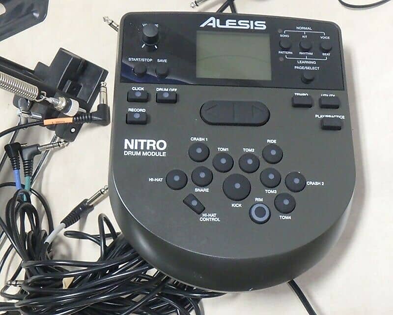 Alesis Nitro DM7X Drum Module with Mount and Cables Reverb