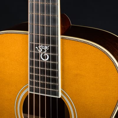 Santa Cruz 1934 OM Brazilian Rosewood and Adirondack Spruce with Wide Nut and Torch Inlay NEW imagen 8