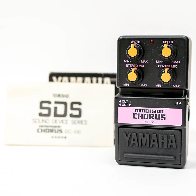 Yamaha DC-100 Dimension Chorus Guitar Effect Pedal with Box and 