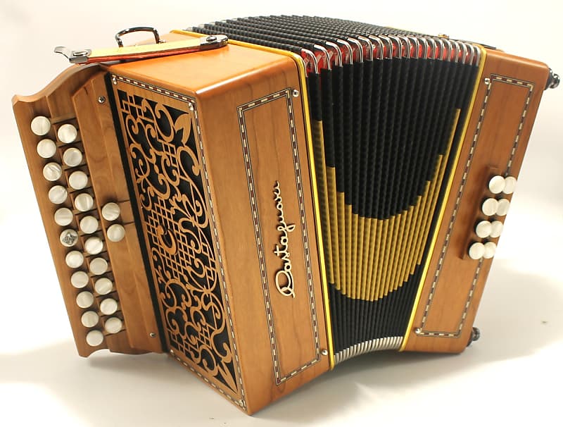 NEW Cherry Castagnari Stefania Diatonic Button Accordion GC | Reverb