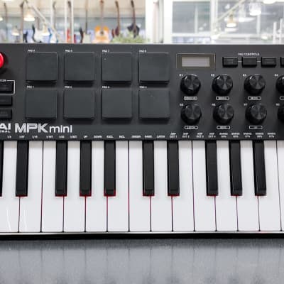 Akai MPK Mini MKIII 25-Key MIDI Controller 2020 - Present - Red with Black Keys