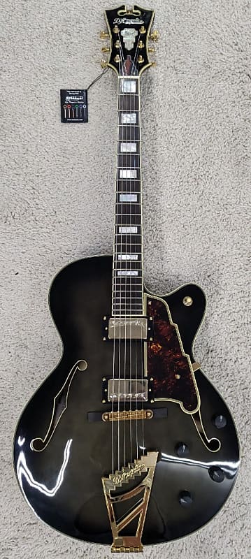 D'ANGELICO Excel DH 6 String Grey Black Finish electric guitar #DAEDHGRBGT #3 image 1