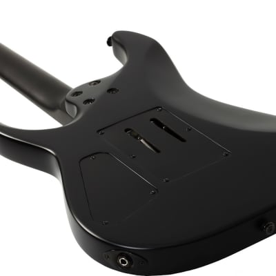 Schecter Damien-6 FR Left Handed Electric Guitar, Satin Black image 3