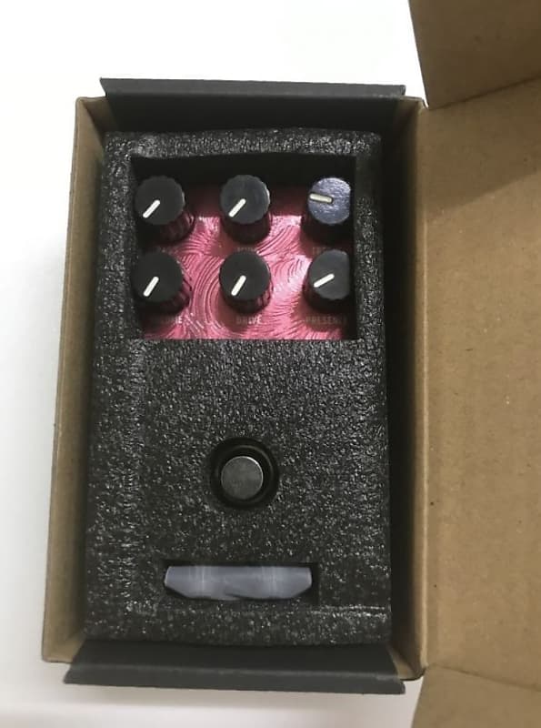 One Control Strawberry Red Overdrive DLX Pedal w/ Original box & paperwork image 1