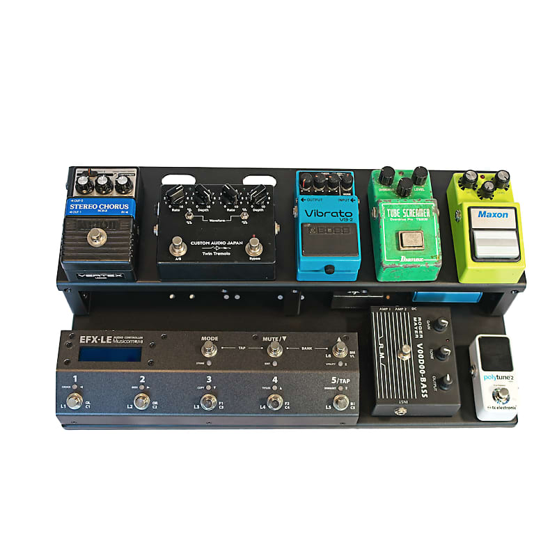 Vertex Travel Plus Pedalboard 20" x 11" with TP1 Riser Hinged Reverb