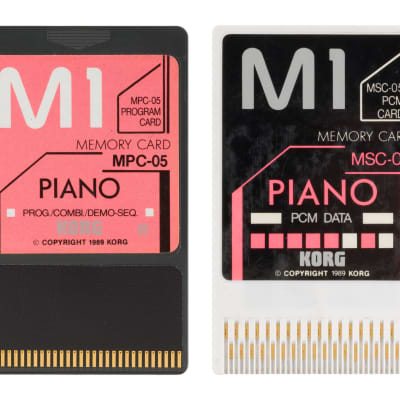 Korg MPC-05 + MSC-05 Data Card Bundle for M1