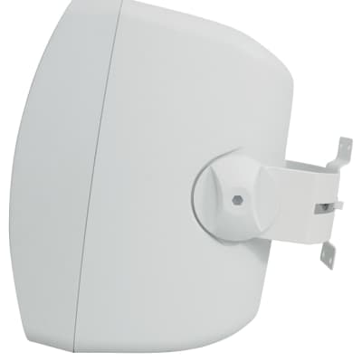 Pair Rockville WET-44 PRO Dual 4" 4-Way Swivel 70V Commercial Speakers in White image 4