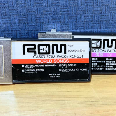 Casio RO-108 & RO-551 ROM Pack Bundle