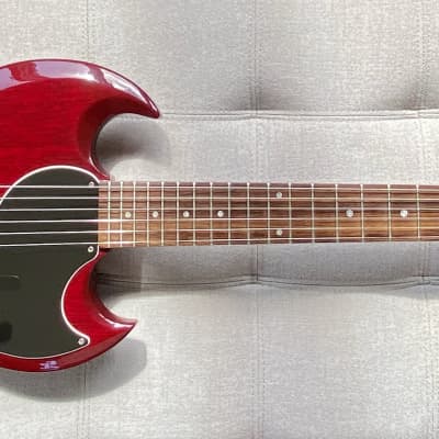 Gibson  SG Jr. '61 Reissue  1991 Cherry Finish W/Bigsby B-3 and Towner Down-Bar image 6