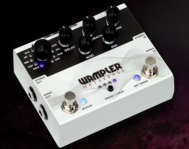 Wampler Metaverse Multi-Delay Effects Box with Advanced DSP and Programmable Presets image 1